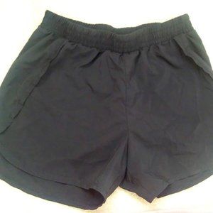 Girls Black Athletic Shorts